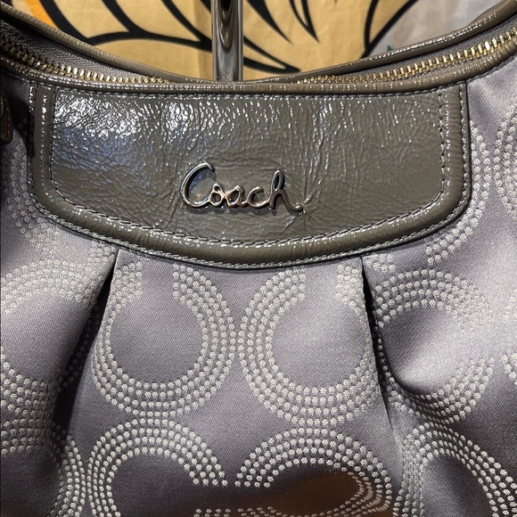 Coach Ashley Dotted Op Art Convertible Hobo Bag - F20031 - Picture 2 of 13